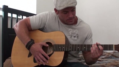 Horny hotty with tasty body plays with a large ribbed